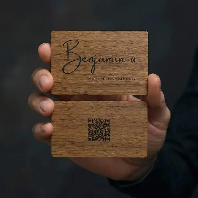 Wood Digital Business Card TekMark
