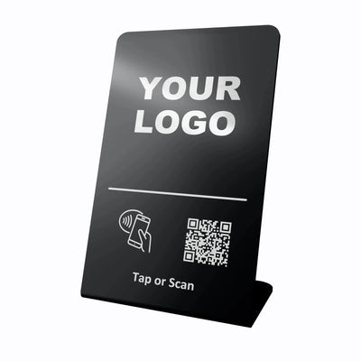 Custom NFC Digital Table Tent for Business
