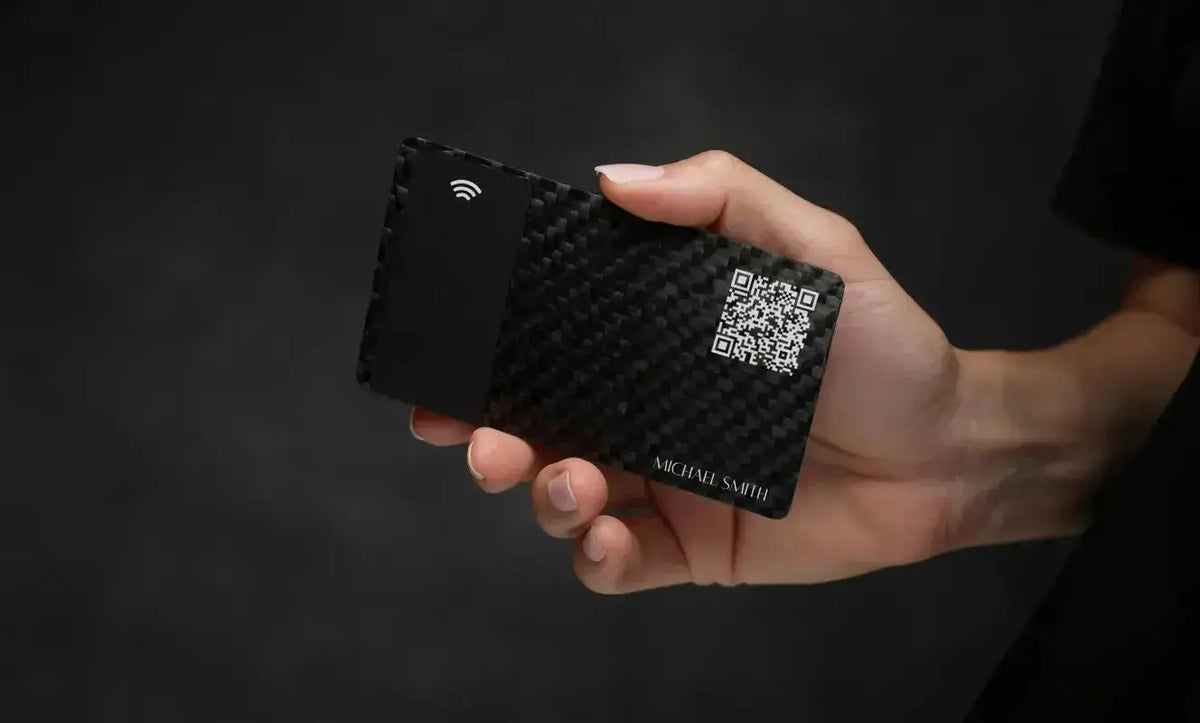 Carbon Fiber Digital Business Card TekMark