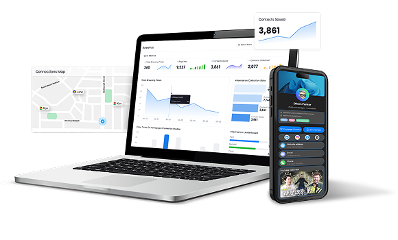 TekMark team dashboard and smart card preview