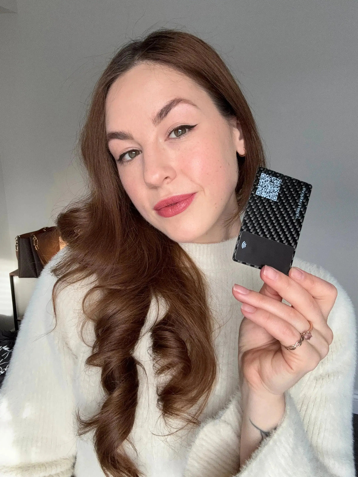 Carbon Fiber Digital Business Card TekMark