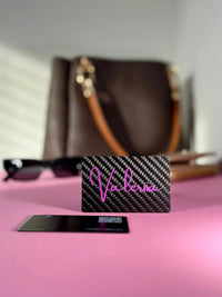 Carbon Fiber Digital Business Card TekMark