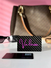 Carbon Fiber Digital Business Card TekMark