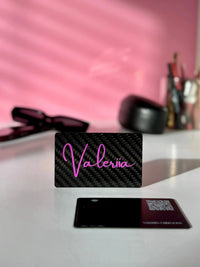 Carbon Fiber Digital Business Card TekMark