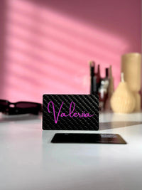 Carbon Fiber Digital Business Card TekMark