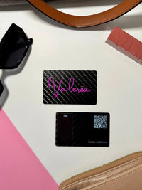 Carbon Fiber Digital Business Card TekMark