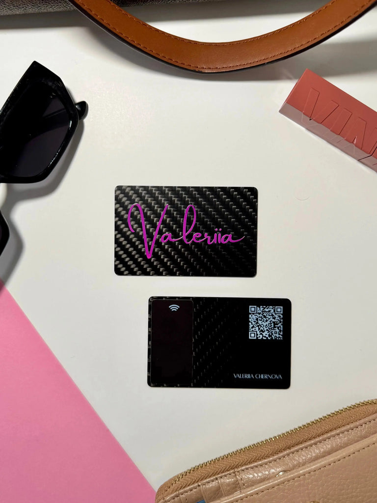 Carbon Fiber Digital Business Card TekMark