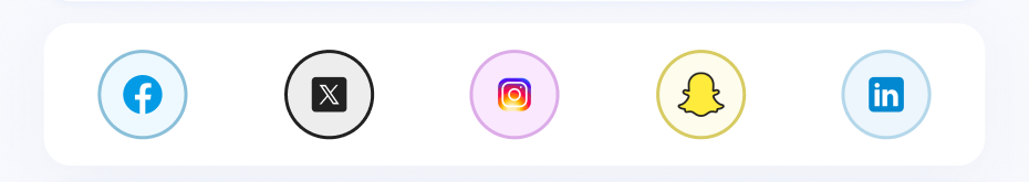 Social media links