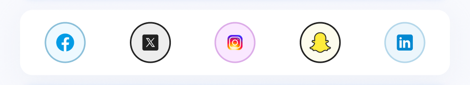 Social media links