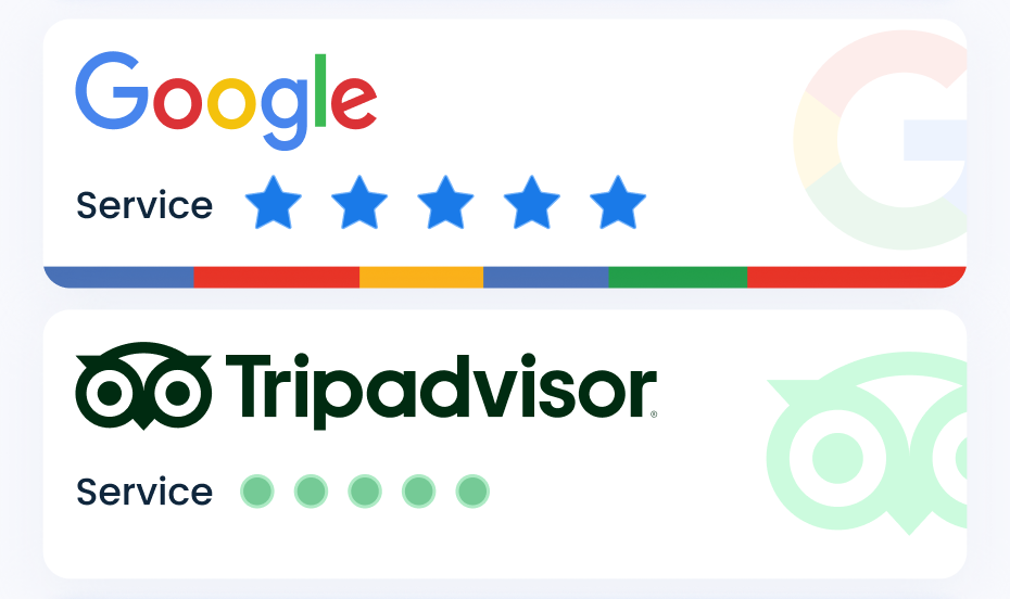 Google reviews & Tripadvisor