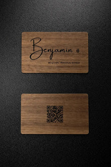 Wood  Digital Business Card TekMark