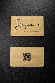 Wood  Digital Business Card TekMark