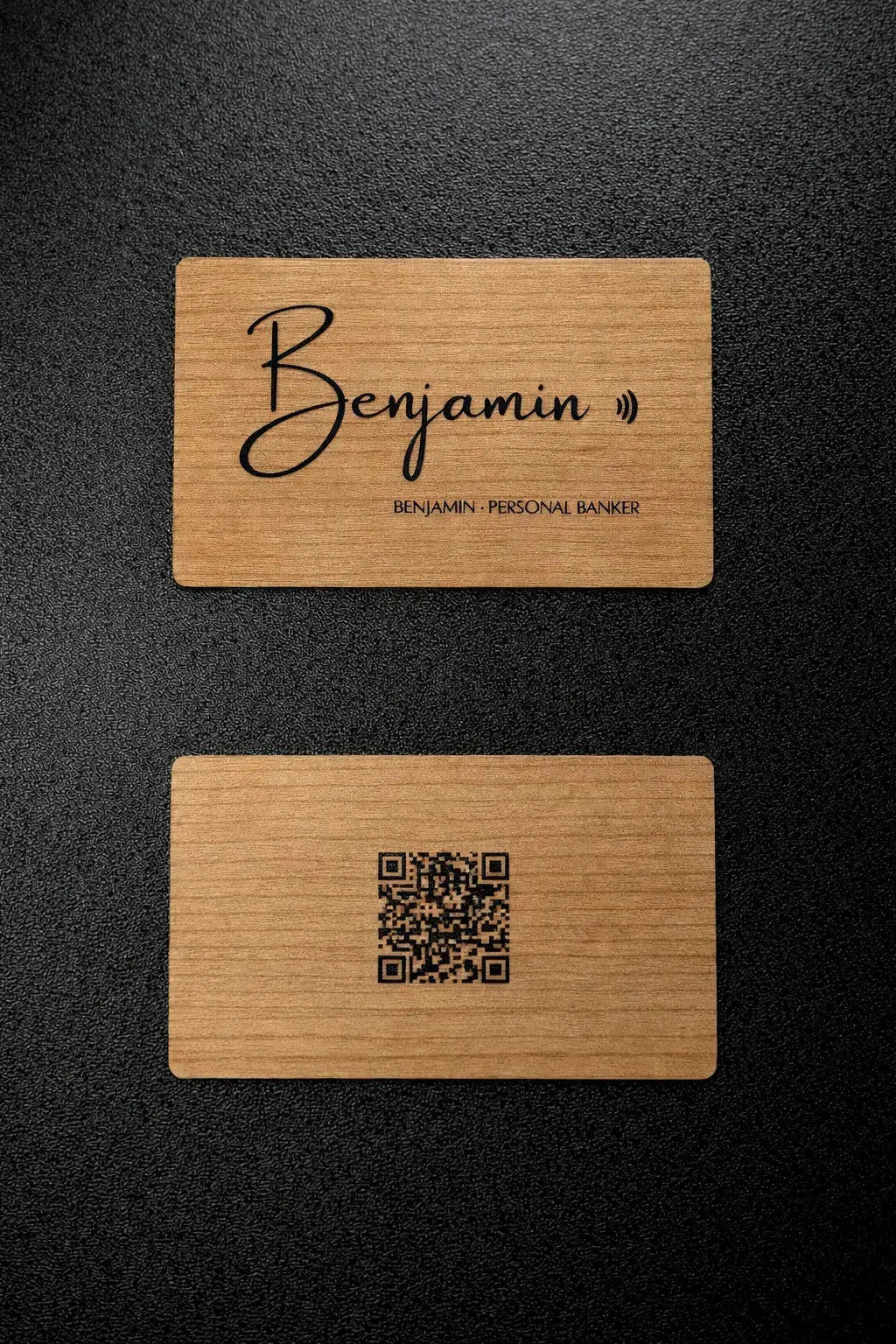 Wood  Digital Business Card TekMark